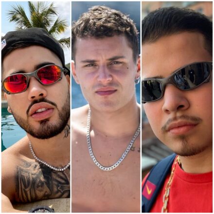 Kevinho, Aron Piper e Jotappê - reprodução da internet